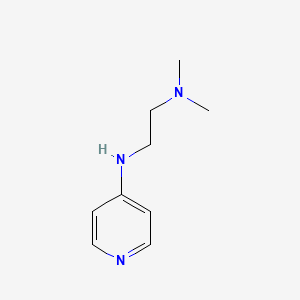molecular formula C9H15N3 B8694657 N',N'-dimethyl-N-pyridin-4-ylethane-1,2-diamine 
