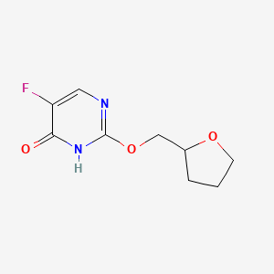 5-Fluoro-2-[(oxolan-2-yl)methoxy]pyrimidin-4(3H)-one