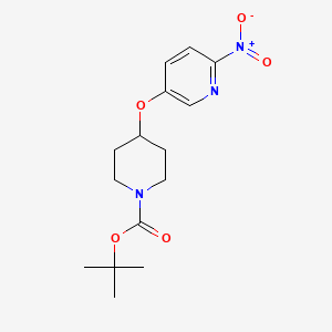 4-(6-Nitro-pyridin-3-yloxy)-piperidine-1-carboxylic acid tert-butyl ester