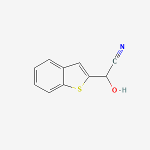2-(Benzo[b]thiophen-2-yl)-2-hydroxyacetonitrile
