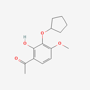 1-[3-(cyclopentyloxy)-2-hydroxy-4-methoxyphenyl]Ethanone