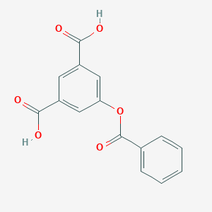 molecular formula C15H10O6 B008695 5-(Benzoyloxy)benzene-1,3-dicarboxylic acid CAS No. 102059-70-1