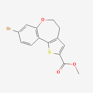 Methyl 8-bromo-4,5-dihydrobenzo[b]thieno[2,3-d]oxepine-2-carboxylate