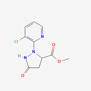 Methyl2-(3-Chloro-2-pyridyl)-5-oxopyrazolidine-3-carboxylate