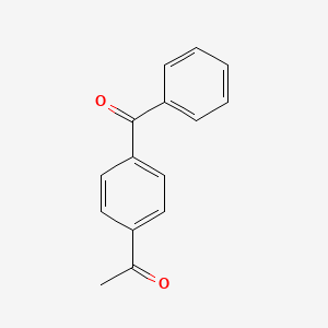 molecular formula C15H12O2 B8695075 1-(4-Benzoylphenyl)ethanone CAS No. 53689-84-2