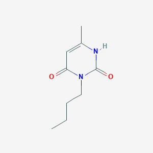 molecular formula C9H14N2O2 B086951 Uracil, 3-butyl-6-methyl- CAS No. 1010-90-8