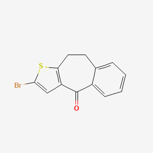 2-Bromo-9,10-dihydro-1-thiabenzo[f]azulen-4-one