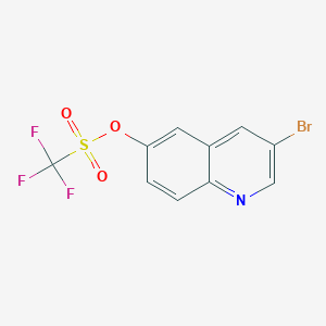 Trifluoromethanesulfonic acid 3-bromo-quinolin-6-yl ester
