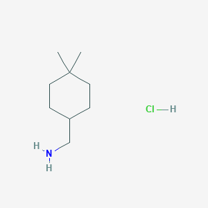 molecular formula C9H20ClN B8695223 (4,4-Dimethylcyclohexyl)methanamine hcl 