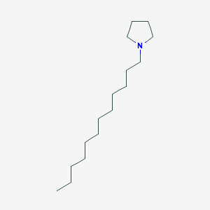 molecular formula C16H33N B8695354 1-Dodecylpyrrolidine 