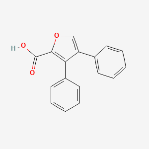 molecular formula C17H12O3 B8695538 3,4-Diphenyl-2-furoic acid CAS No. 54607-64-6