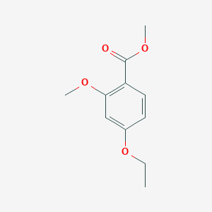 molecular formula C11H14O4 B8695603 Methyl 4-ethoxy-2-methoxybenzoate 