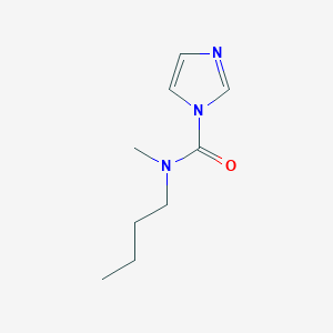 molecular formula C9H15N3O B8695756 N-butyl-N-methyl-1H-imidazole-1-carboxamide 