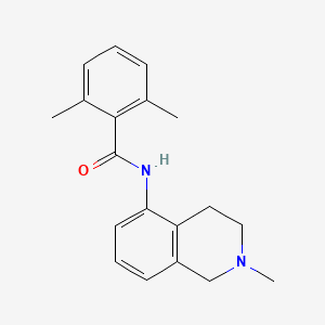 Benzamide, 2,6-dimethyl-N-(1,2,3,4-tetrahydro-2-methylisoquinolin-5-yl)-