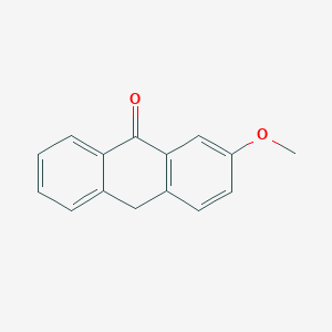 molecular formula C15H12O2 B8695772 9(10H)-Anthracenone, 2-methoxy- CAS No. 53604-95-8