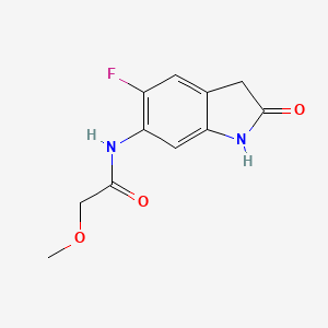 N-(5-Fluoro-2-oxo-2,3-dihydro-1H-indol-6-yl)-2-methoxyacetamide