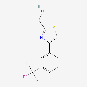 2-Thiazolemethanol, 4-[3-(trifluoromethyl)phenyl]-