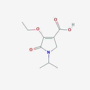 4-Ethoxy-1-isopropyl-5-oxo-2,5-dihydro-1H-pyrrole-3-carboxylic acid