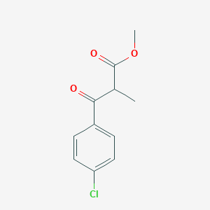 B8695876 2-(4-Chlorobenzoyl)propionic acid methyl ester CAS No. 63490-31-3