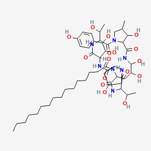 molecular formula C50H81N7O16 B8695889 Aculeacin A from aspergillus aculeatus 
