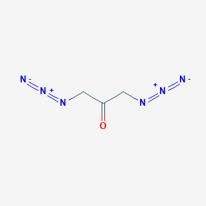 molecular formula C3H4N6O B8695903 1,3-Diazidoacetone CAS No. 682353-67-9