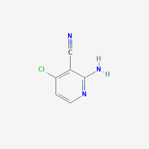 molecular formula C6H4ClN3 B8695943 2-Amino-4-chloronicotinonitrile 
