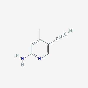 molecular formula C8H8N2 B8696014 5-ethynyl-4-methylpyridin-2-amine CAS No. 179555-05-6