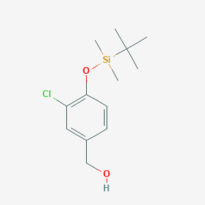 4-Tert-butyldimethylsilyloxy-3-chlorobenzyl alcohol