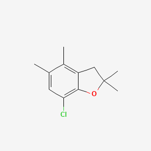 7-Chloro-2,2,4,5-tetramethyl-2,3-dihydro-1-benzofuran