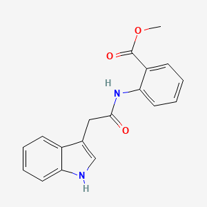 methyl 2-[2-(1H-indol-3-yl)acetamido]benzoate