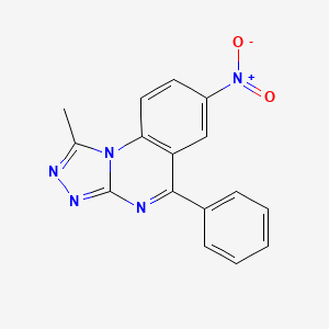 1-Methyl-7-nitro-5-phenyl-[1,2,4]triazolo[4,3-a]quinazoline