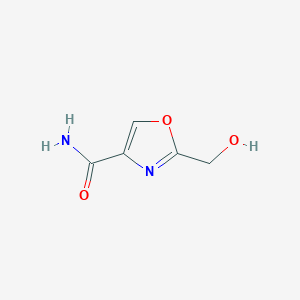 molecular formula C5H6N2O3 B8696114 4-Carbamoyloxazol-2-ylmethanol 