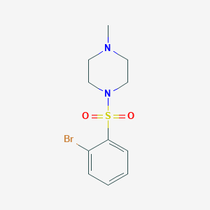 1-[(2-Bromophenyl)sulfonyl]-4-methylpiperazine