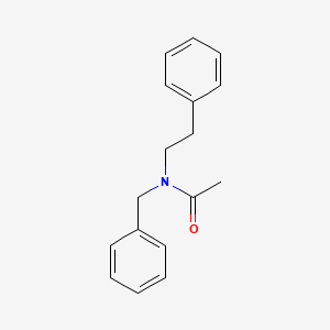 molecular formula C17H19NO B8696151 N-benzyl-N-(2-phenylethyl)acetamide 