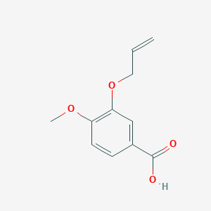 molecular formula C11H12O4 B8696203 3-(Allyloxy)-4-methoxybenzoic acid 