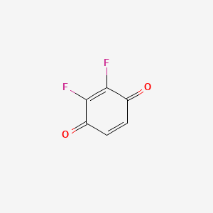 molecular formula C6H2F2O2 B8696237 2,3-Difluoro-p-benzoquinone 