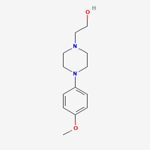 B8696245 1-(p-Methoxyphenyl)-4-(2-hydroxyethyl)piperazine CAS No. 40004-67-9