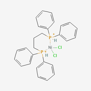 molecular formula C27H28Cl2NiP2+2 B8696258 [1,3-Bis(diphenylphosphino)propane]nickel(II) chloride 