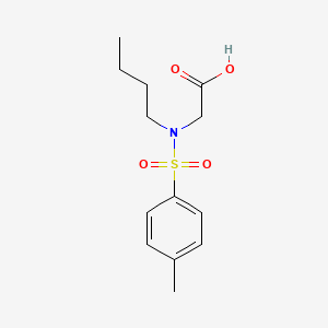 molecular formula C13H19NO4S B8696278 (Butyl((4-methylphenyl)sulfonyl)amino)acetic acid 