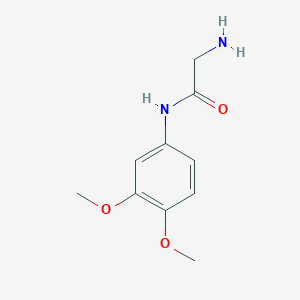molecular formula C10H14N2O3 B8696291 2-amino-N-(3,4-dimethoxyphenyl)acetamide 