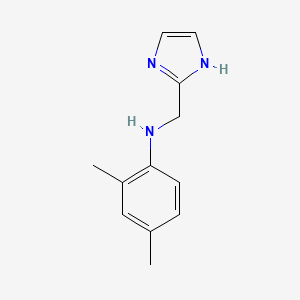 molecular formula C12H15N3 B8696293 N-(1H-Imidazol-2-ylmethyl)-2,4-dimethylaniline 