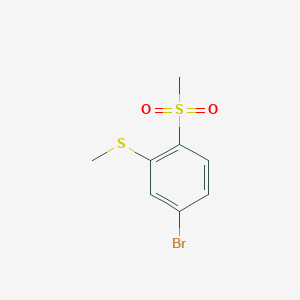 4-Bromo-1-(methanesulfonyl)-2-(methylsulfanyl)benzene