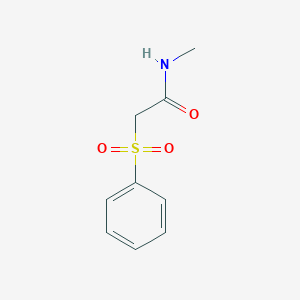 2-benzenesulfonyl-N-methylacetamide