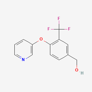 Benzenemethanol, 4-(3-pyridinyloxy)-3-(trifluoromethyl)-