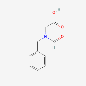 molecular formula C10H11NO3 B8696676 N-benzyl-N-formylglycine 