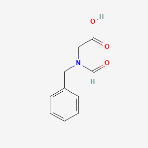 molecular formula C10H11NO3 B8696676 (Benzyl-formylamino)acetic acid 