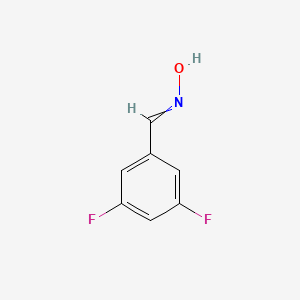 molecular formula C7H5F2NO B8696770 3,5-Difluorobenzaldehyde oxime 