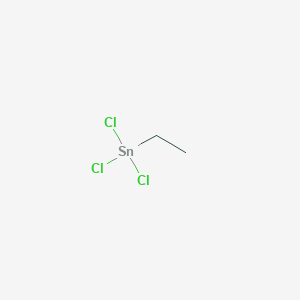 molecular formula C2H5Cl3Sn B086968 Stannane, ethyltrichloro- CAS No. 1066-57-5