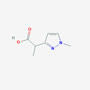 2-(1-methyl-1H-pyrazol-3-yl)propanoic acid