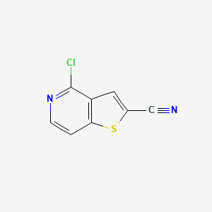 4-Chlorothieno[3,2-c]pyridine-2-carbonitrile